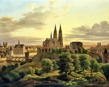 Laden Sie das Bild in den Galerie-Viewer, Diamond Painting - Mittelalterliche Stadt - Carl Hasenpflug
