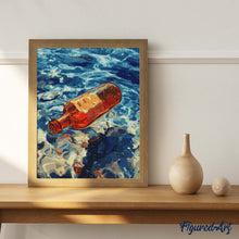 Laden Sie das Bild in den Galerie-Viewer, Diamond Painting - Flaschenpost