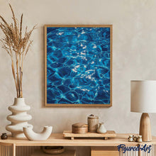 Laden Sie das Bild in den Galerie-Viewer, Diamond Painting - Türkise Lichtreflektion