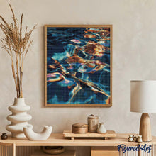 Laden Sie das Bild in den Galerie-Viewer, Diamond Painting - Goldene Brechungen