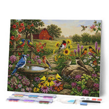 Laden Sie das Bild in den Galerie-Viewer, Diamond Painting - Garten der Singvögel