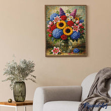 Laden Sie das Bild in den Galerie-Viewer, Diamond Painting - Eleganter Blumenstrauß