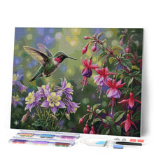 Laden Sie das Bild in den Galerie-Viewer, Diamond Painting - Flüstern des Kolibris