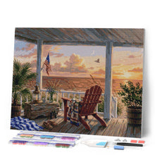 Laden Sie das Bild in den Galerie-Viewer, Diamond Painting - Abendromantik am Meer