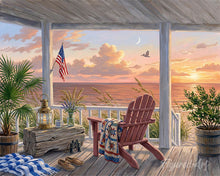 Laden Sie das Bild in den Galerie-Viewer, Diamond Painting - Abendromantik am Meer