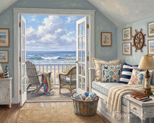 Laden Sie das Bild in den Galerie-Viewer, Diamond Painting - Meerblick