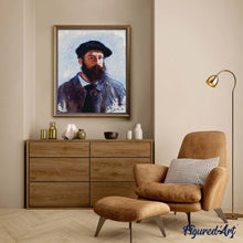Laden Sie das Bild in den Galerie-Viewer, Diamond Painting - Selbstporträt mit Barett - Monet