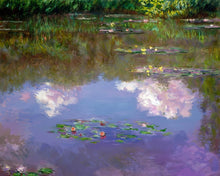 Laden Sie das Bild in den Galerie-Viewer, Diamond Painting - Seerosen, Wolken - Monet