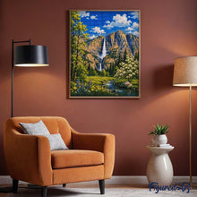 Laden Sie das Bild in den Galerie-Viewer, Diamond Painting - Yosemite-Nationalpark, Vernal Fall - Kalifornien