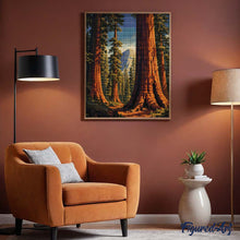 Laden Sie das Bild in den Galerie-Viewer, Diamond Painting - Yosemite-Nationalpark, Mariposa Grove - Kalifornien