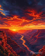 Laden Sie das Bild in den Galerie-Viewer, Diamond Painting - Grand-Canyon-Nationalpark, Wüstenklippen - Arizona