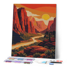 Laden Sie das Bild in den Galerie-Viewer, Diamond Painting - Zion-Nationalpark, Utah
