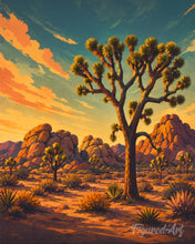 Laden Sie das Bild in den Galerie-Viewer, Diamond Painting - Joshua-Tree-Nationalpark, Kalifornien