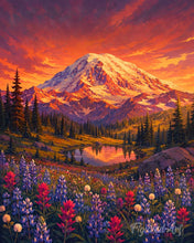 Laden Sie das Bild in den Galerie-Viewer, Diamond Painting - Mount-Rainier-Nationalpark, Washington