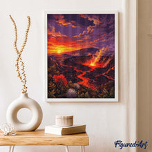 Laden Sie das Bild in den Galerie-Viewer, Diamond Painting - Hawaiʻi-Volcanoes-Nationalpark