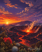 Laden Sie das Bild in den Galerie-Viewer, Diamond Painting - Hawaiʻi-Volcanoes-Nationalpark