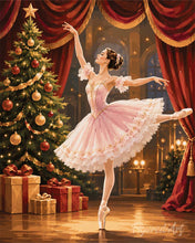 Laden Sie das Bild in den Galerie-Viewer, Diamond Painting - Die Weihnachts-Ballerina