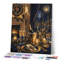 Laden Sie das Bild in den Galerie-Viewer, Diamond Painting - Elegantes Neujahrsessen