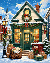 Laden Sie das Bild in den Galerie-Viewer, Diamond Painting - Gemütliches Weihnachts-Cottage