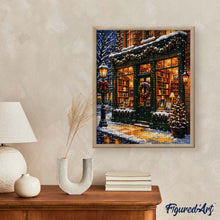 Laden Sie das Bild in den Galerie-Viewer, Diamond Painting - Weihnachtsbuchhandlung