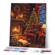 Laden Sie das Bild in den Galerie-Viewer, Diamond Painting - Gemütlicher Weihnachtsabend