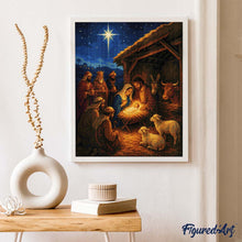 Laden Sie das Bild in den Galerie-Viewer, Diamond Painting - Weihnachtskrippe