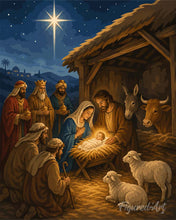 Laden Sie das Bild in den Galerie-Viewer, Diamond Painting - Weihnachtskrippe