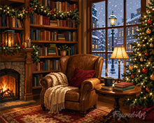 Laden Sie das Bild in den Galerie-Viewer, Diamond Painting - Weihnachten am Kamin