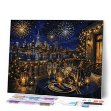 Laden Sie das Bild in den Galerie-Viewer, Diamond Painting - Funkelnde Weihnachtsnacht
