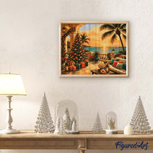 Laden Sie das Bild in den Galerie-Viewer, Diamond Painting - Weihnachten am Ozean