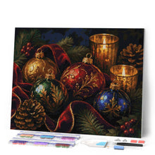 Laden Sie das Bild in den Galerie-Viewer, Diamond Painting - Weihnachtskugeln