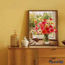 Laden Sie das Bild in den Galerie-Viewer, Diamond Painting - Fröhliche Gerbera
