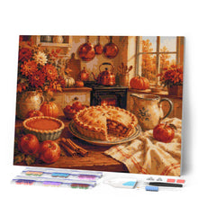 Laden Sie das Bild in den Galerie-Viewer, Diamond Painting - Herbstküche mit Hausgemachten Kuchen