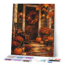 Laden Sie das Bild in den Galerie-Viewer, Diamond Painting - Gemütliche Herbstveranda