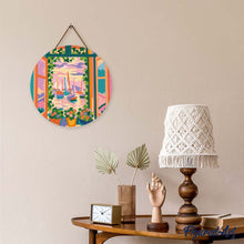 Laden Sie das Bild in den Galerie-Viewer, Diamond Painting auf Holzscheibe - Das offene Fenster - Matisse