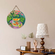 Laden Sie das Bild in den Galerie-Viewer, Diamond Painting auf Holzscheibe - Die Goldfische - Matisse