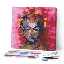 Laden Sie das Bild in den Galerie-Viewer, Mini Diamond Painting 25 x 25 cm - Kostbarer Buddha