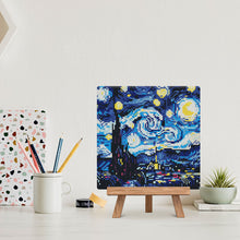 Laden Sie das Bild in den Galerie-Viewer, Mini Diamond Painting 25 x 25 cm - Lebendige Sternennacht