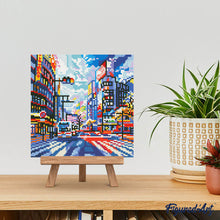 Laden Sie das Bild in den Galerie-Viewer, Mini Diamond Painting 25 x 25 cm - Shibuya Pop Art