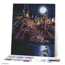 Laden Sie das Bild in den Galerie-Viewer, Diamond Painting - Harry Potter - Hogwarts bei Nacht