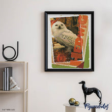 Laden Sie das Bild in den Galerie-Viewer, Diamond Painting - Harry Potter - Hedwig-Karte