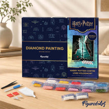 Laden Sie das Bild in den Galerie-Viewer, Diamond Painting - Harry Potter gegen Lord Voldemort – 40 x 50 cm auf Keilrahmen gespannt