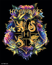 Laden Sie das Bild in den Galerie-Viewer, Diamond Painting - Blumenwappen von Hogwarts - Harry Potter – 40 x 50 cm auf Keilrahmen gespannt