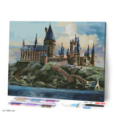 Laden Sie das Bild in den Galerie-Viewer, Diamond Painting - Hogwarts - Harry Potter – 40 x 50 cm auf Keilrahmen gespannt