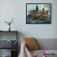 Laden Sie das Bild in den Galerie-Viewer, Diamond Painting - Hogwarts - Harry Potter – 40 x 50 cm auf Keilrahmen gespannt