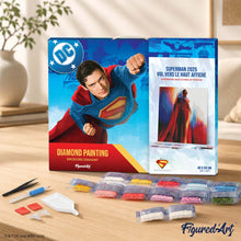 Laden Sie das Bild in den Galerie-Viewer, Diamond Painting - Superman 2025 im Aufstieg – 40 x 50 cm auf Keilrahmen gespannt