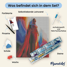 Laden Sie das Bild in den Galerie-Viewer, Diamond Painting - Superman 2025 im Aufstieg – 40 x 50 cm auf Keilrahmen gespannt