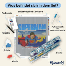 Laden Sie das Bild in den Galerie-Viewer, Diamond Painting - Superman mit Skyline