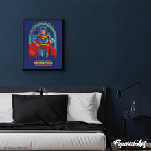 Laden Sie das Bild in den Galerie-Viewer, Diamond Painting - Superman - Stadt der Zukunft
