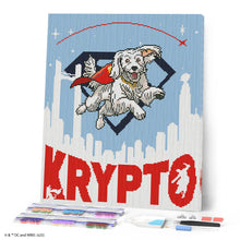 Laden Sie das Bild in den Galerie-Viewer, Diamond Painting - Krypto im Flug - Superman – 40 x 50 cm auf Keilrahmen gespannt